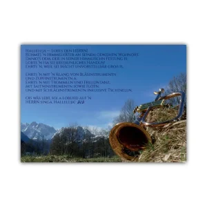 Karte: Psalm 150 im Regiolekt, ab 1,45 €
