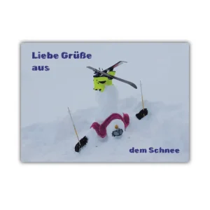 Postkarte: Liebe Grüße aus dem Schnee! Ab 1,10 €