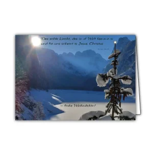 Set: 3x Weihnachtsbillet "echtes Liacht"