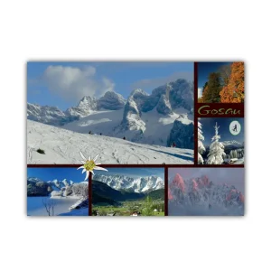 Postkarte: winterliches Gosau