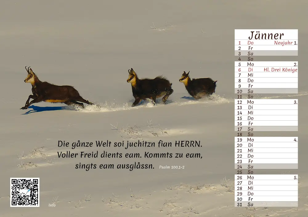 Kraftvolle Psalmworte 2026